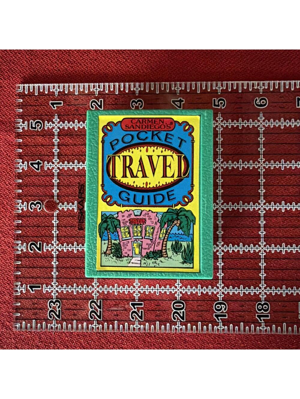 Vintage 1994 Carmen Sandiego Secret Binoculars Pocket Travel Guide